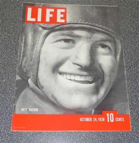 Life Magazine October 24 1938 Best Passer Qb Sid Luckman Otto Hagel Vintage Ads 9 99 Picclick