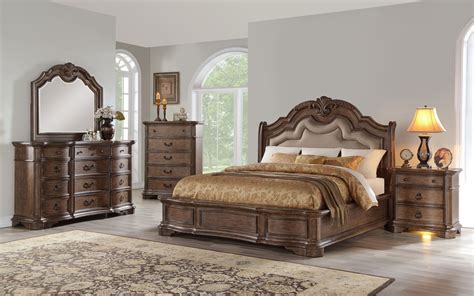 Shop bedroom sets at ny furniture outlets. Tulsa Light Sandstone Platfrom Bedroom Set from Avalon ...