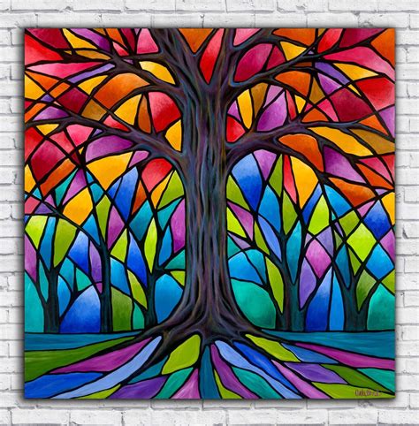 Tree Of Life Artwork On Paper Canvas Or Metal Carla Bank In 2023