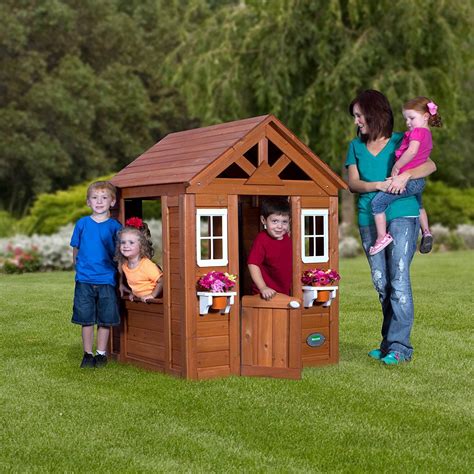 Backyard Discovery Timberlake All Cedar Wood Playhouse