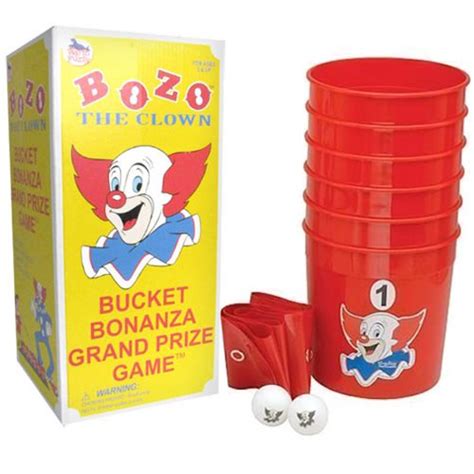 Bozo the Clown Bucket Bonanza Grand Prize Game - Warm Fuzzy Toys - Bozo