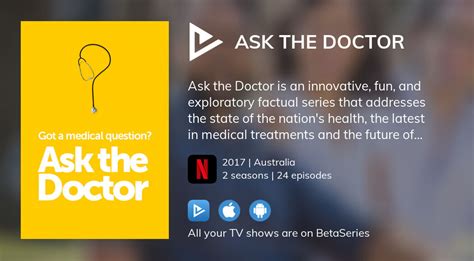 Where To Watch Ask The Doctor Tv Series Streaming Online