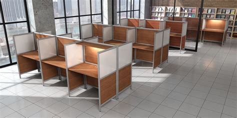 Combine Our Villa Wall Room Dividers To Create Custom Study Cubicles