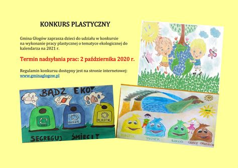 Konkurs Plastyczny O Tematyce Ekologicznej Pt „ekologiczny Kalendarz