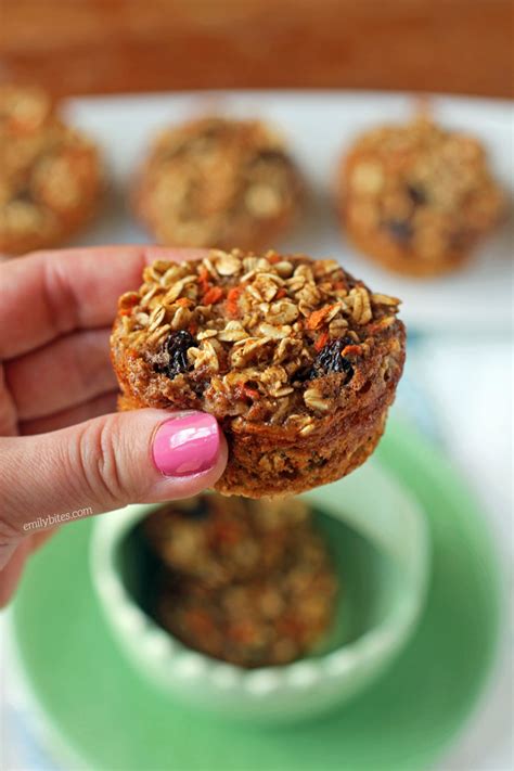 Let the oats simmer until tender, about 20 more minutes. Carrot Cake Baked Oatmeal Singles - Emily Bites