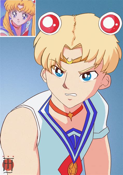 Genderbent Usagi Tsukino Tai Hen Usagi Tsukino Usagi Sailor Moon