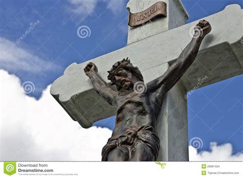 Jesus On The Cross Stock Photo Image Of Cloud Peace 29991424
