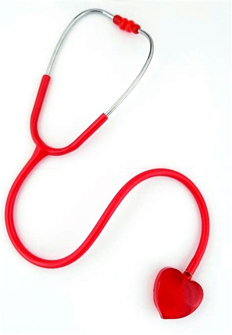 Stethoscope Clear Sound Heart Edition Red For Nurses And Doctors For