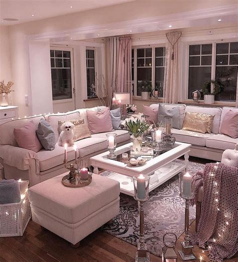 Blush Pink Living Room