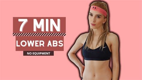 7 Minute Abs Workout Lower Abs Workout Burn Lower Belly Fat 🔥 Hellolorifit Youtube