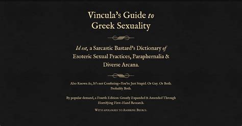 Vinculas Guide To Greek Sexuality Bedroomlan