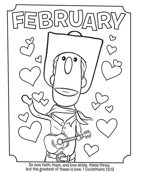 February Coloring Pages Printable Printable February Coloring Pages