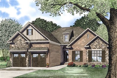 Traditional 3 Bedroom House Plan With Rustic Details 59987nd