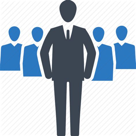 Business Team Icon Business Businessman Leader Png Transparent