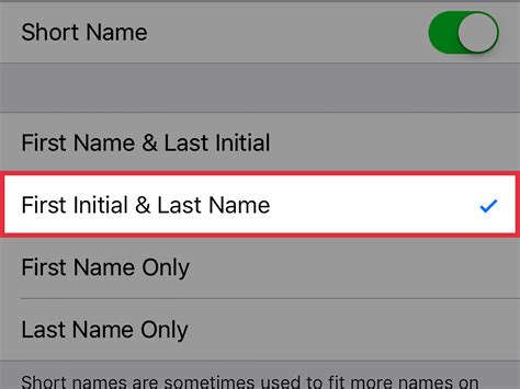 For a child, this is almost always the same as the father's name. How to Show First Initials and Last Names for Contacts on ...