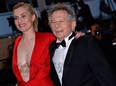 Roman Polanski y su esposa Emmanuelle Seigner en Cannes