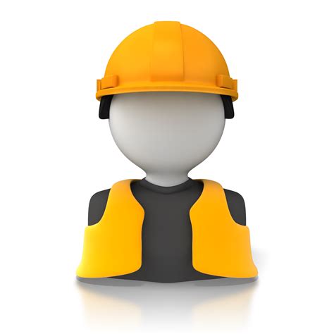 Architectural Engineering Construction Worker Icon Pn