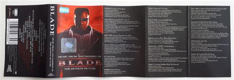 Blade Music From And Inspired By The Motion Picture 1998 Cassette