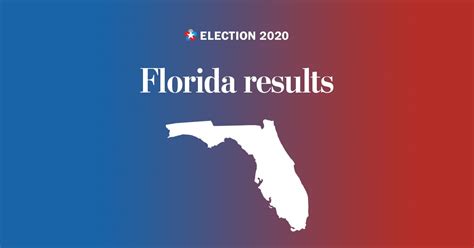 Florida 2020 Live Election Results The Washington Post