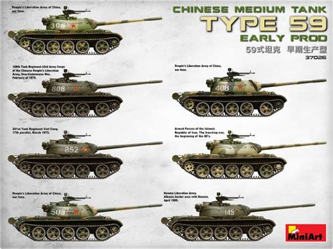 Miniart 37026 Type 59 Early Prod Chinese Medium Tank