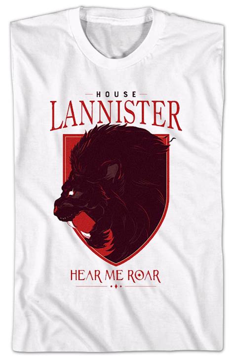 House Lannister Game Of Thrones T Shirt