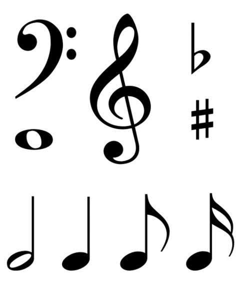 Music Notes Symbols Names Free Download On Clipartmag