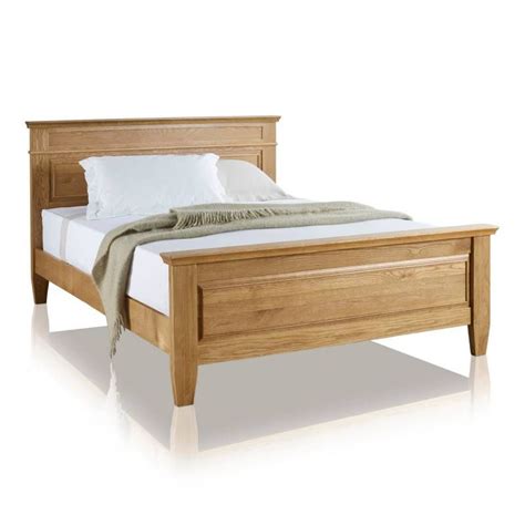 Classic Natural Solid Oak Queen Bed Bed Solid Oak Beds Furniture
