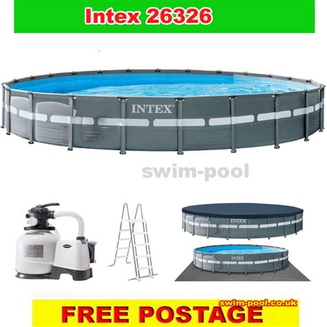 Intex 26326 16ft X 48inch Round Ultra Xtr Metal Frame Swimming Pool