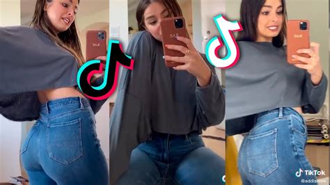 Addison Rae New Sexy Tiktoks Hot Twerking In Jeans 🥵 Youtube