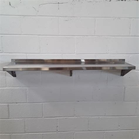 New Commercial 1500 Stainless Steel Wall Shelf 150cmw X 30cmd X 4cmh