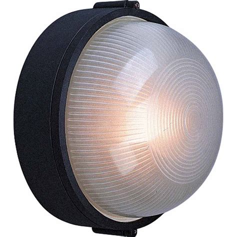 Volume Lighting Black 1 Bulb Outdoor Bulkhead Light Wayfair Canada
