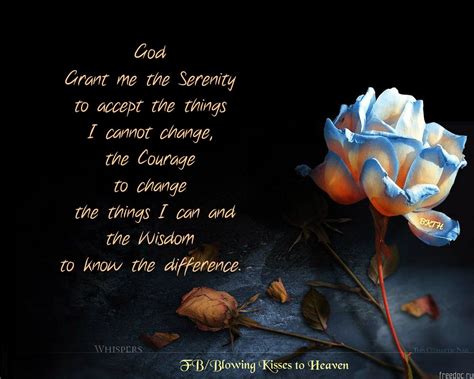 To Accept My Brothers No Longer Here Serenity Prayer