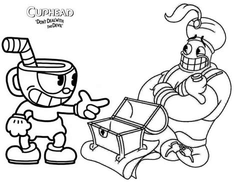 Nuevo Personaje Cuphead Coloring Pages Cuphead Coloring Pages
