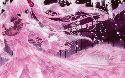Anime Pink Wallpaper Posted By Christian Garrett