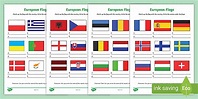 European Flag Worksheets (teacher made)