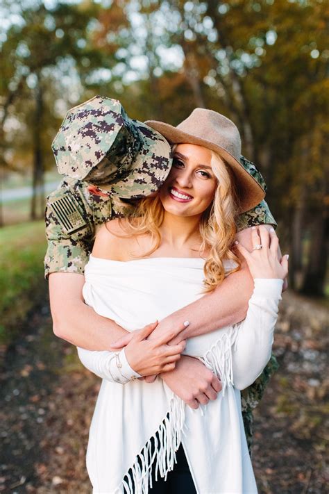 Military Photoshoot In Uniform Navy Wife Military Couple Engagement Photos Military