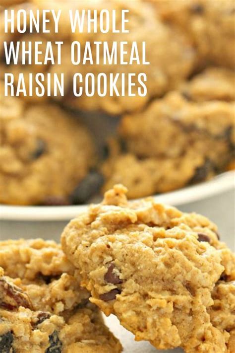 (if using xanthan gum, sprinkle it on evenly over the surface first, don't dump it in a clump.) Honey Whole Wheat Oatmeal Raisin Cookies | Recipe in 2020 ...