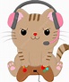 Cat Play Game, Cat Play, Gaming Cat, Cat PNG and Vector with ...