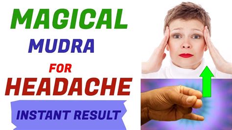 Yoga Mudra To Reduce Headache