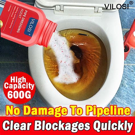 Drain Declogger Velosi 600g For Toilet Cleaner Drainage Clog Remover