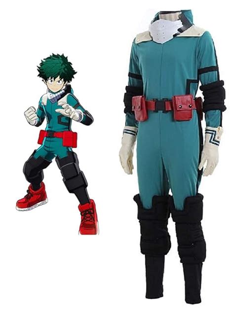 Cosplay Life My Hero Academia Midoriya Izuku Deku Jumpsuit Cosplay