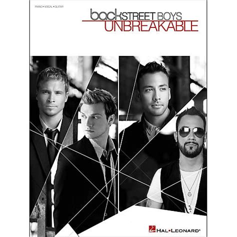 Hal Leonard Backstreet Boys Unbreakable Arranged For Piano Vocal And