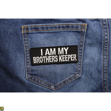 I Am My Brothers Keeper Patch Veteran Brotherhood Thecheapplace