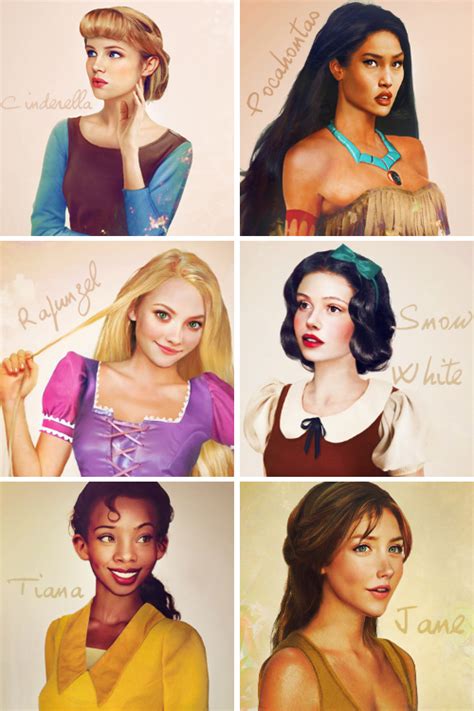 Real Disney Princesses Realistic Disney Princess Modern