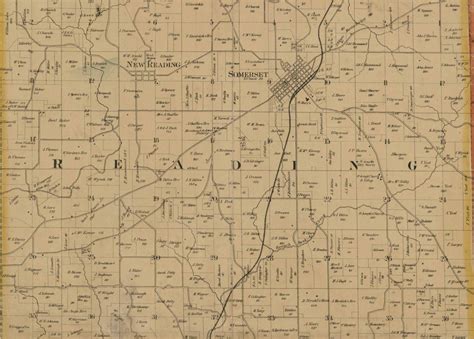 Perry County Ohio Old Wall Map Reprint With Homeowner Etsy New