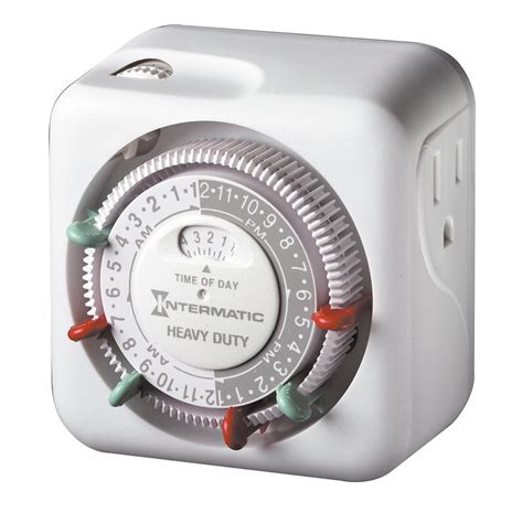 Intermatic 15 Amp Heavy Duty Grounded Timer Indoor Electrical Outlet