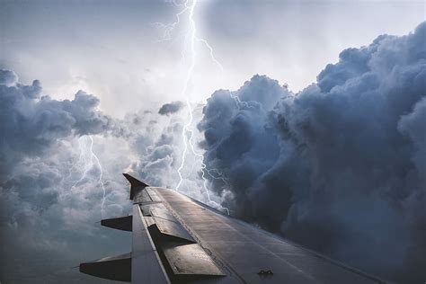 The Direct Effects Of Lightning Strikes On An Aircraft By Zones