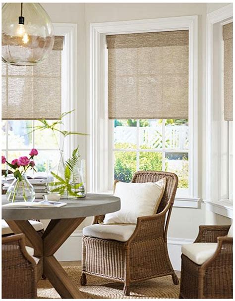 Some of your options include dressing each window separately, mounting your window coverings on the inside of the molding, or you can give plantation. Tables | Living room windows, Farmhouse window treatments, Bay window treatments