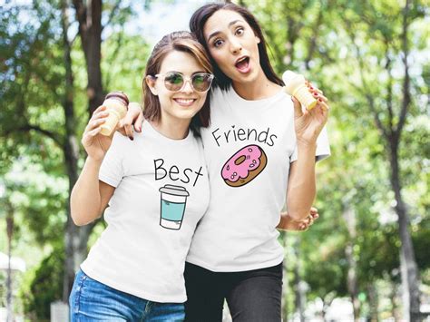 Best Friends Shirts Best Friends Shirt For Two Friends Shirts Etsy In