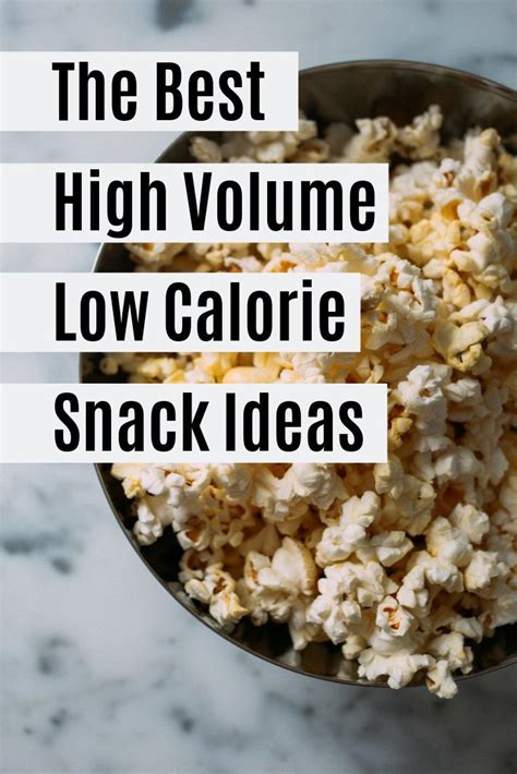 These high volume low calorie recipes are all healthy, vegetarian, and gluten free, so you can enjoy a big serving! High Volume, Low Calorie Snacks (With images) | No calorie ...